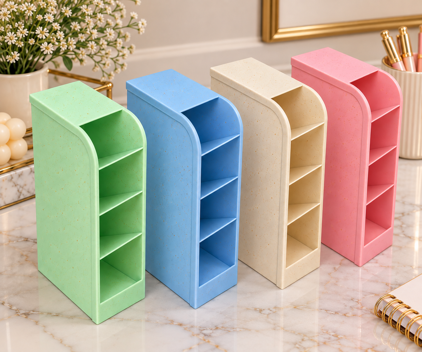 259A4AD4-92C8-487F-84DA-DE033572A60F Pastel Desk Organizer - Image 1