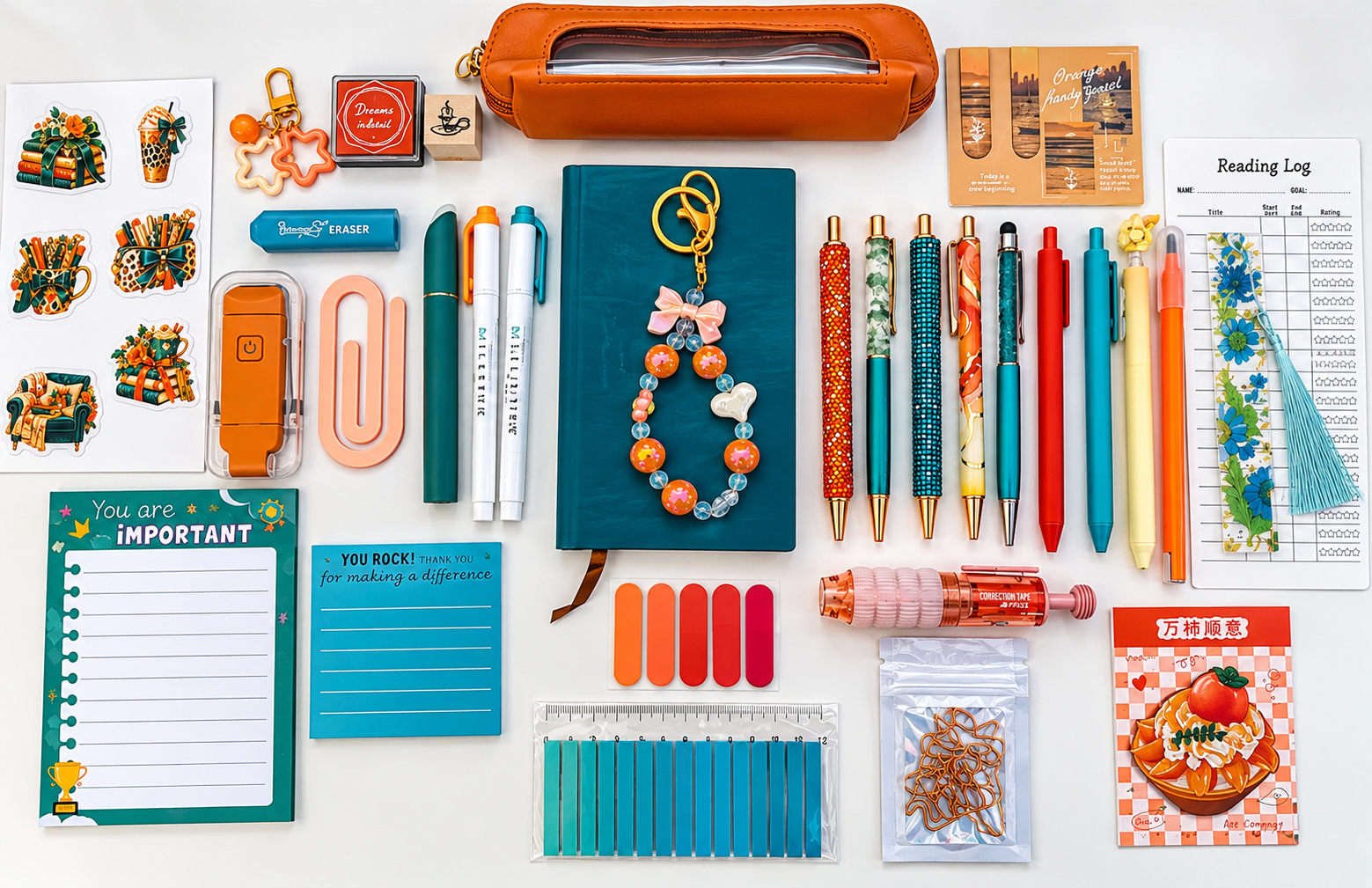 724EE04D-1C2B-49A4-BE91-A0255E3740D3 Teal and Tangerine Bundle - Image 1